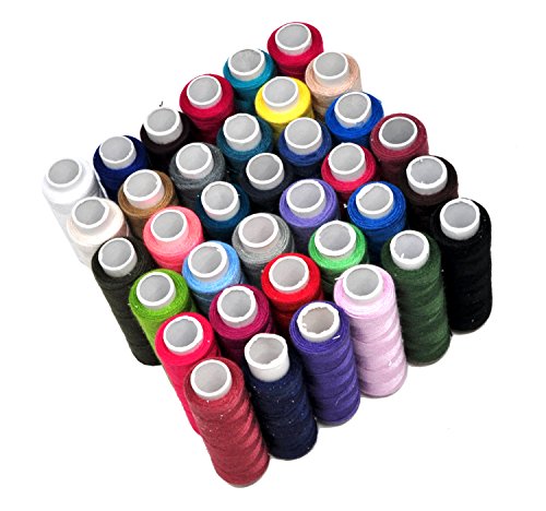 Mandala Crafts 36 Color All Purpose Hand Machine Sewing
